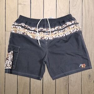 VINTAGE LOONEY TUNES TAZ SWIMMING SHORTS
